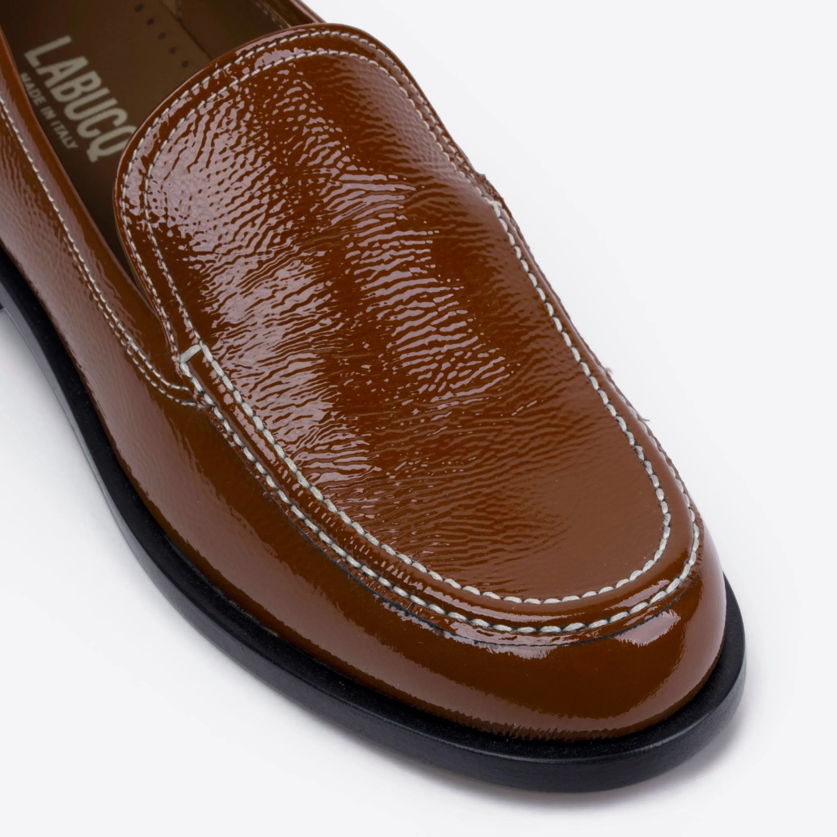 College Loafer Brown Patent