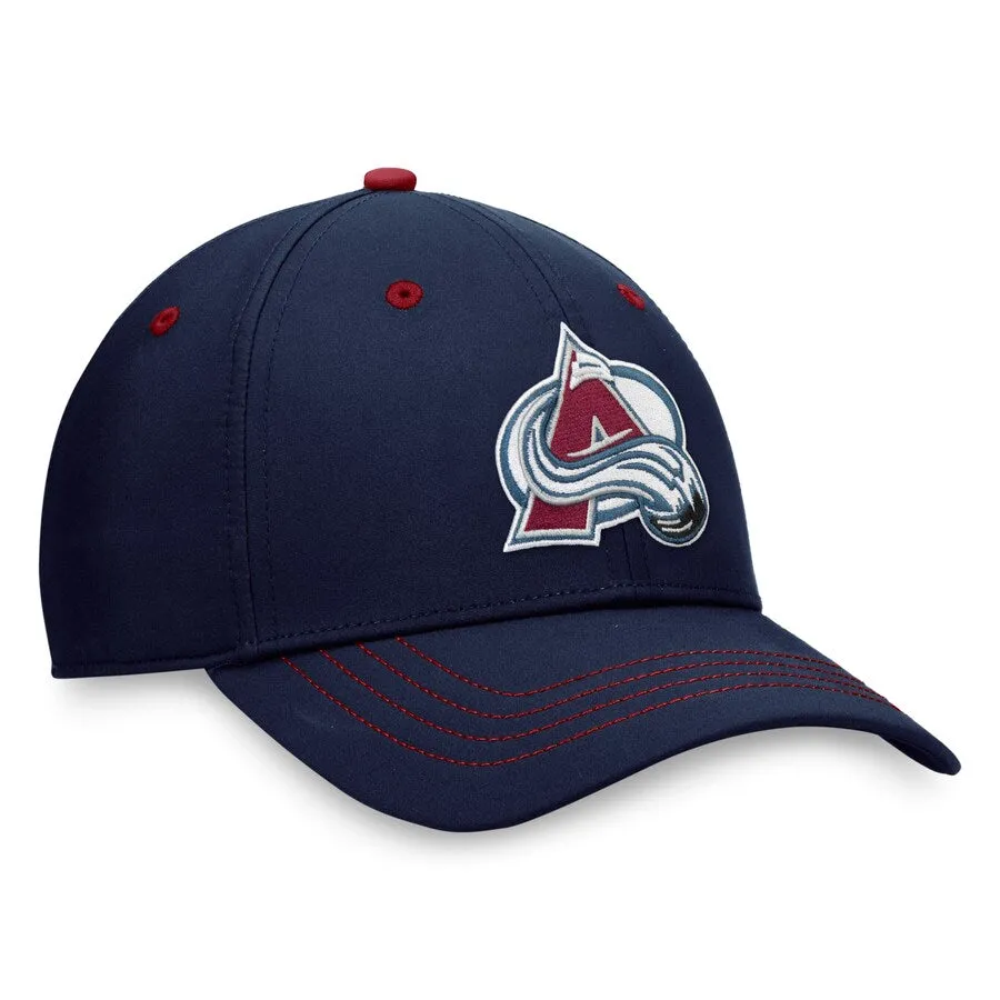 Colorado Avalanche Fanatics Branded Navy Game Training - Authentic Pro Rink Flex Hat