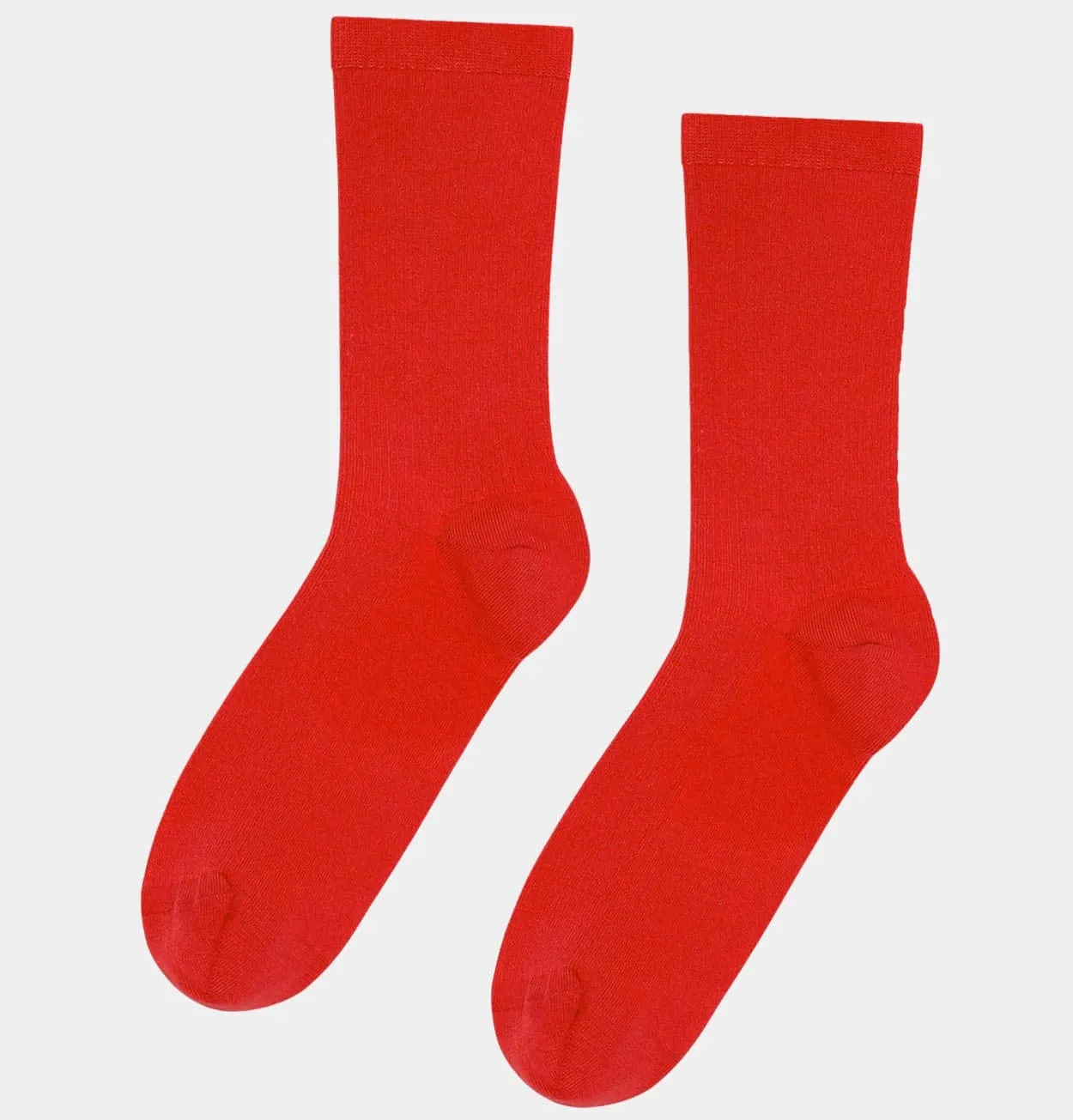 Colorful Standard Women's Classic Organic Cotton Socks in Scarlet Red