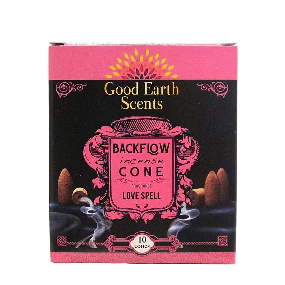 Cones -Good Earth Scents - Love Spell  - Backflow Cones