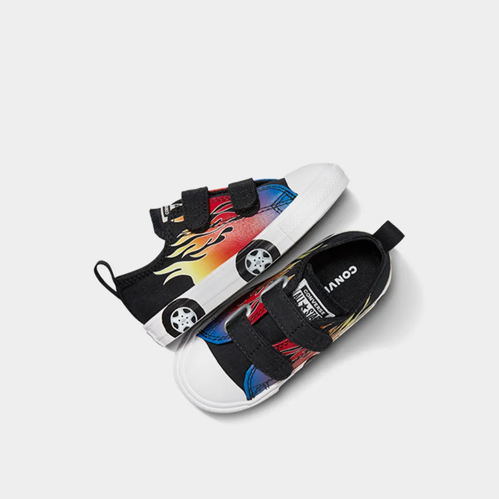 Converse Infants Chuck Taylor All Star 2V Sneaker Black/Multi _ 173998 _ Black