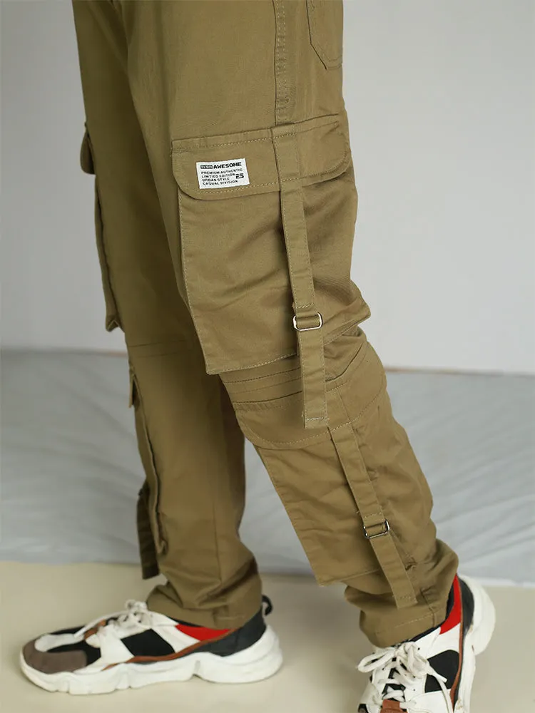 Cotton Men's 8 Pocket Cargo Pants - Just ₹969! 👖✨[JOGGER FAMILY]