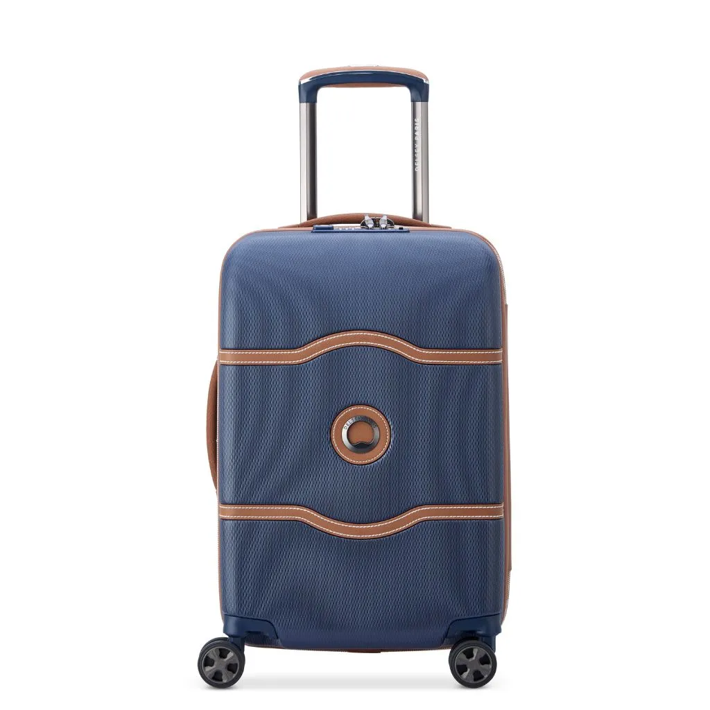 Delsey Chatelet Air 2.0 55cm Carry On Luggage - Navy Blue