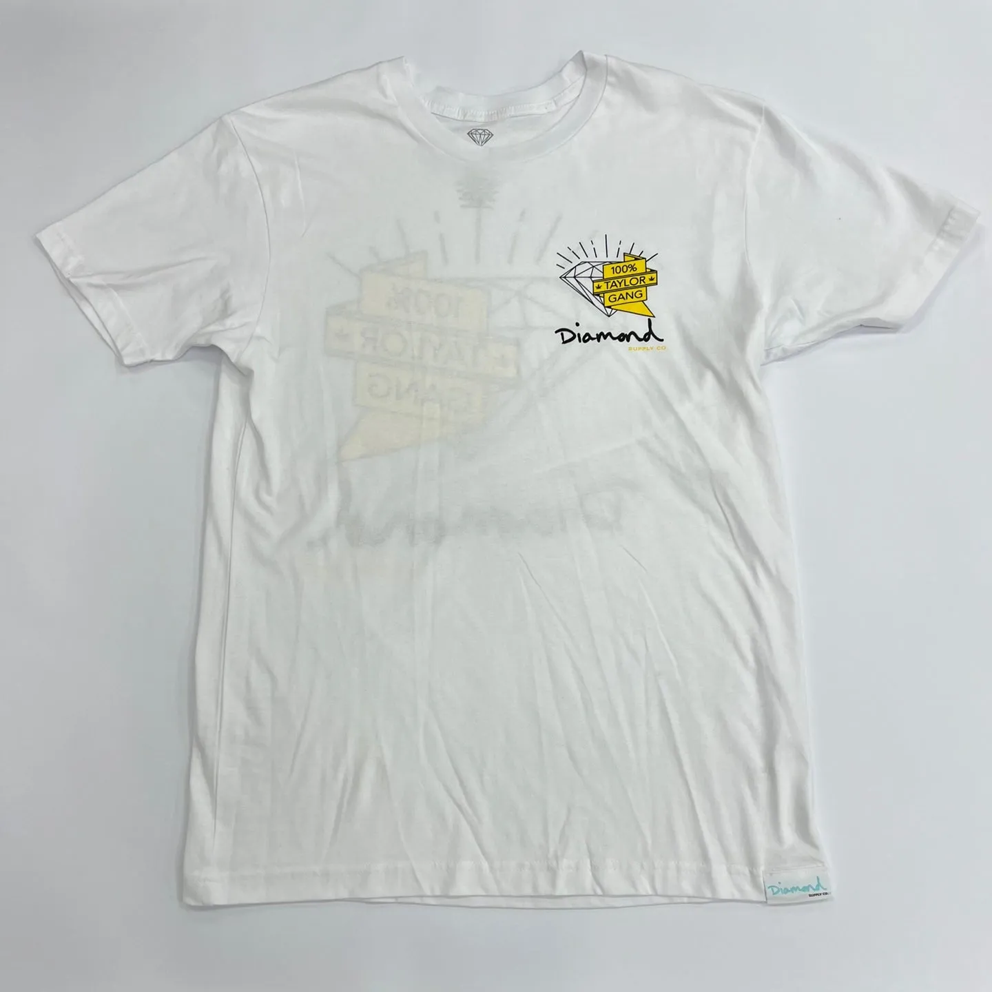 Diamond Supply 100% Taylor Gang T-Shirt - WHITE