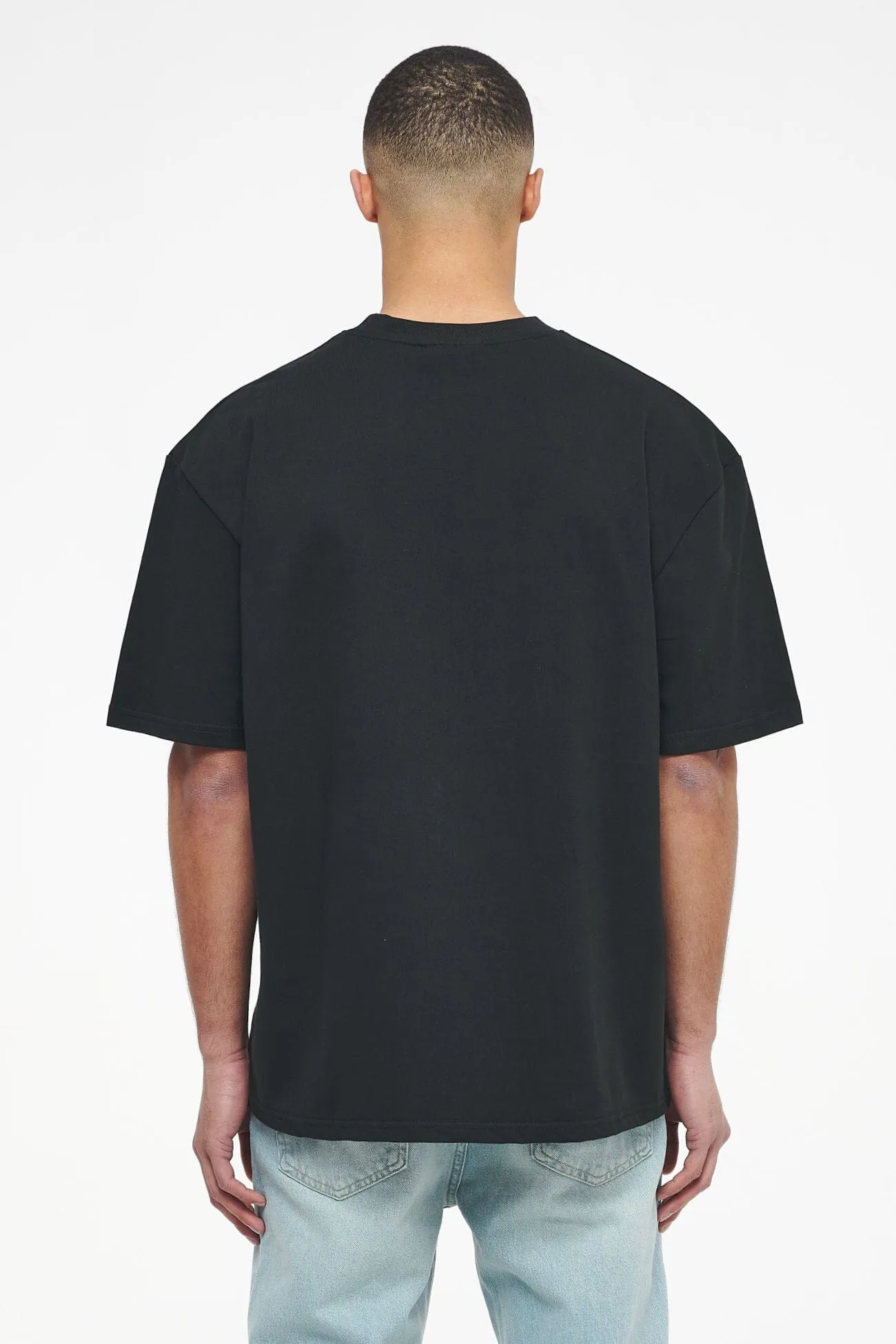 Dinmont Oversized Tee Vintage Washed Black Ink