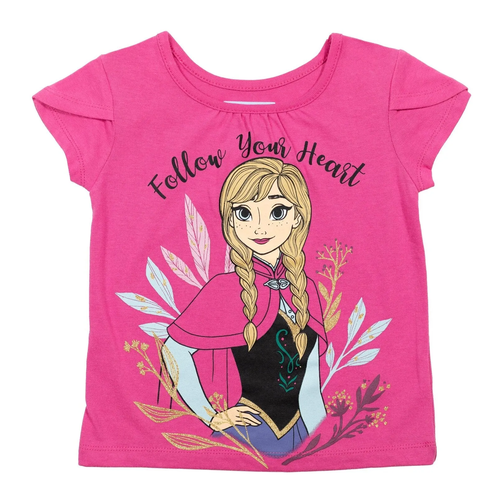 Disney Frozen Princess Anna T-Shirt Skirt and Scrunchie 3 Piece Outfit Set