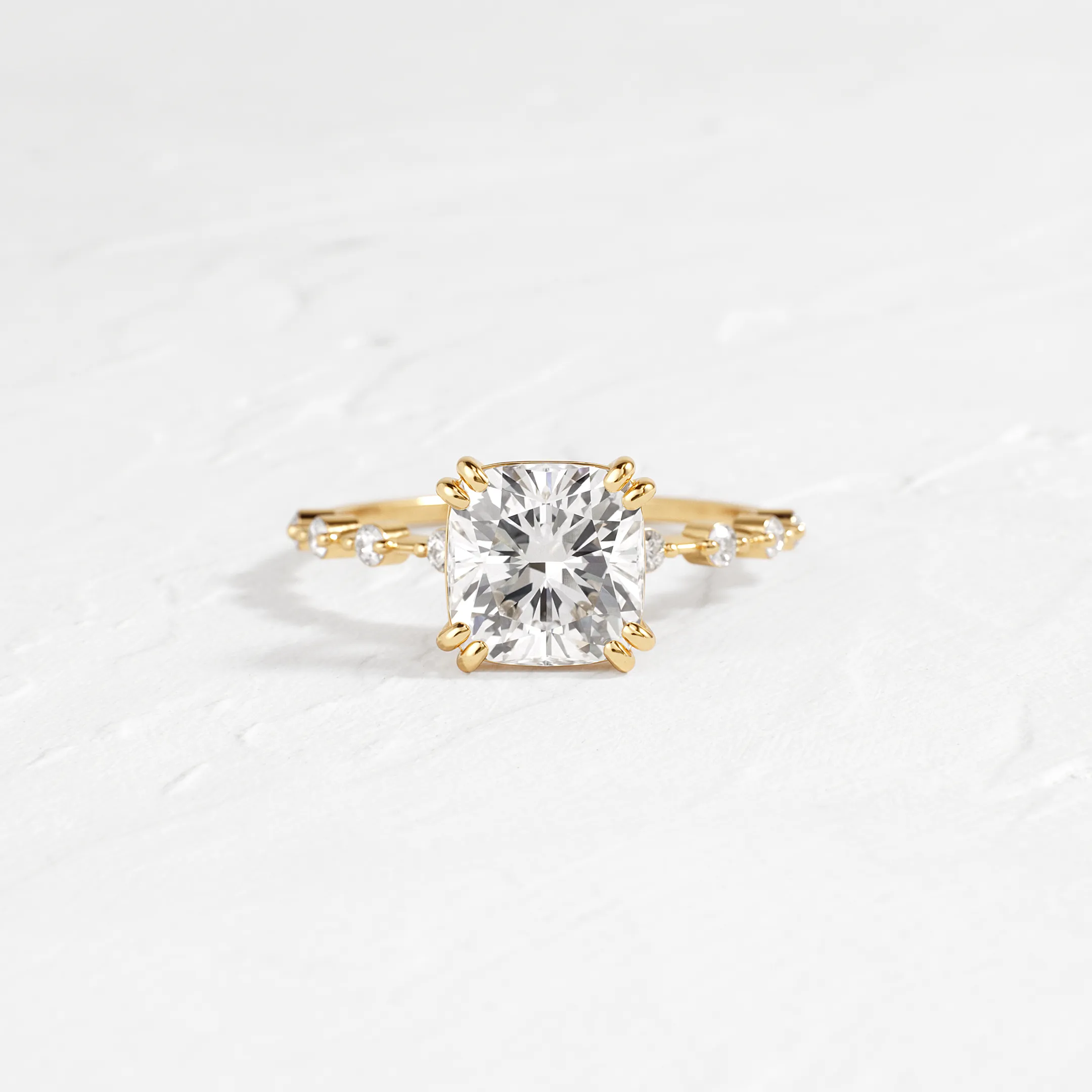 Distance Ring, Cushion Cut