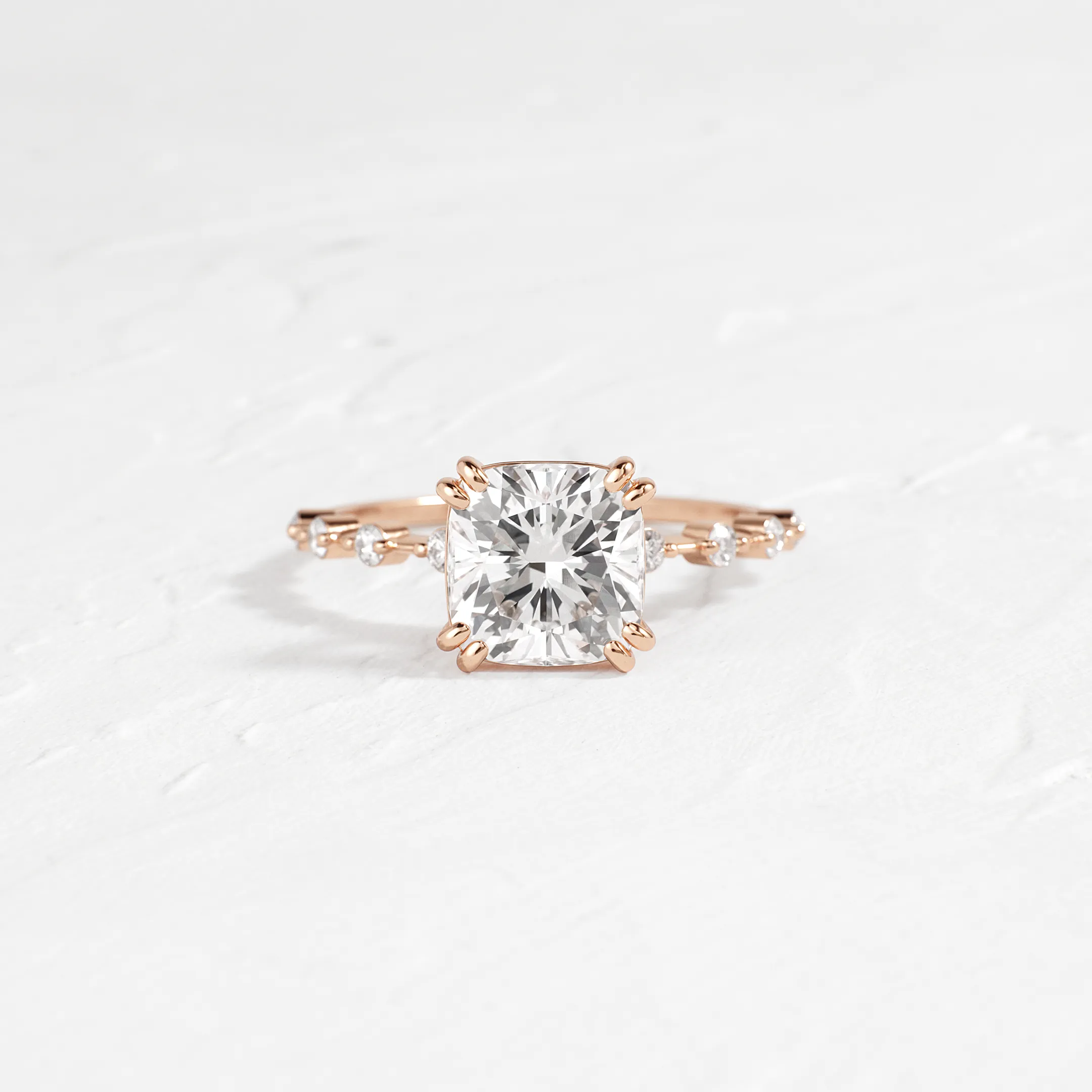 Distance Ring, Cushion Cut