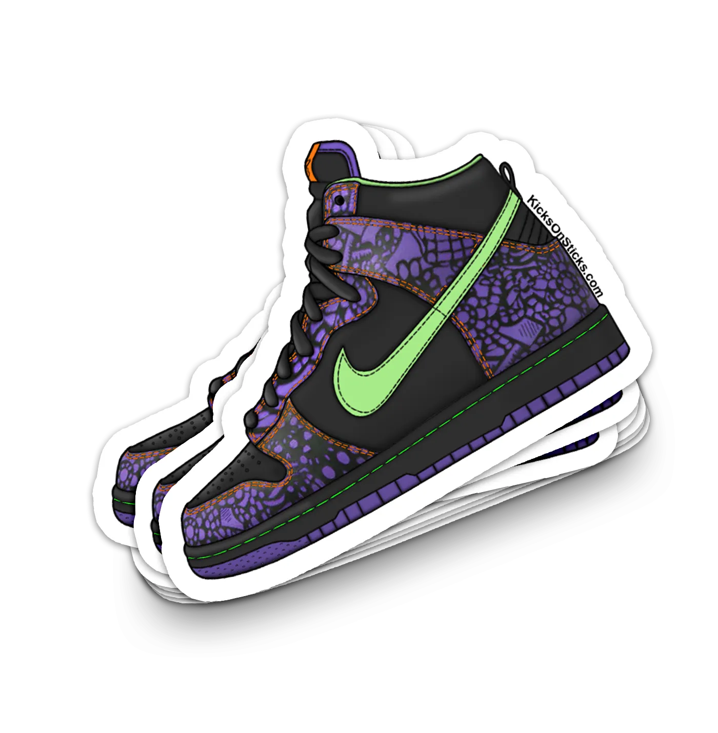 Dunk High "DOTD" Sneaker Sticker