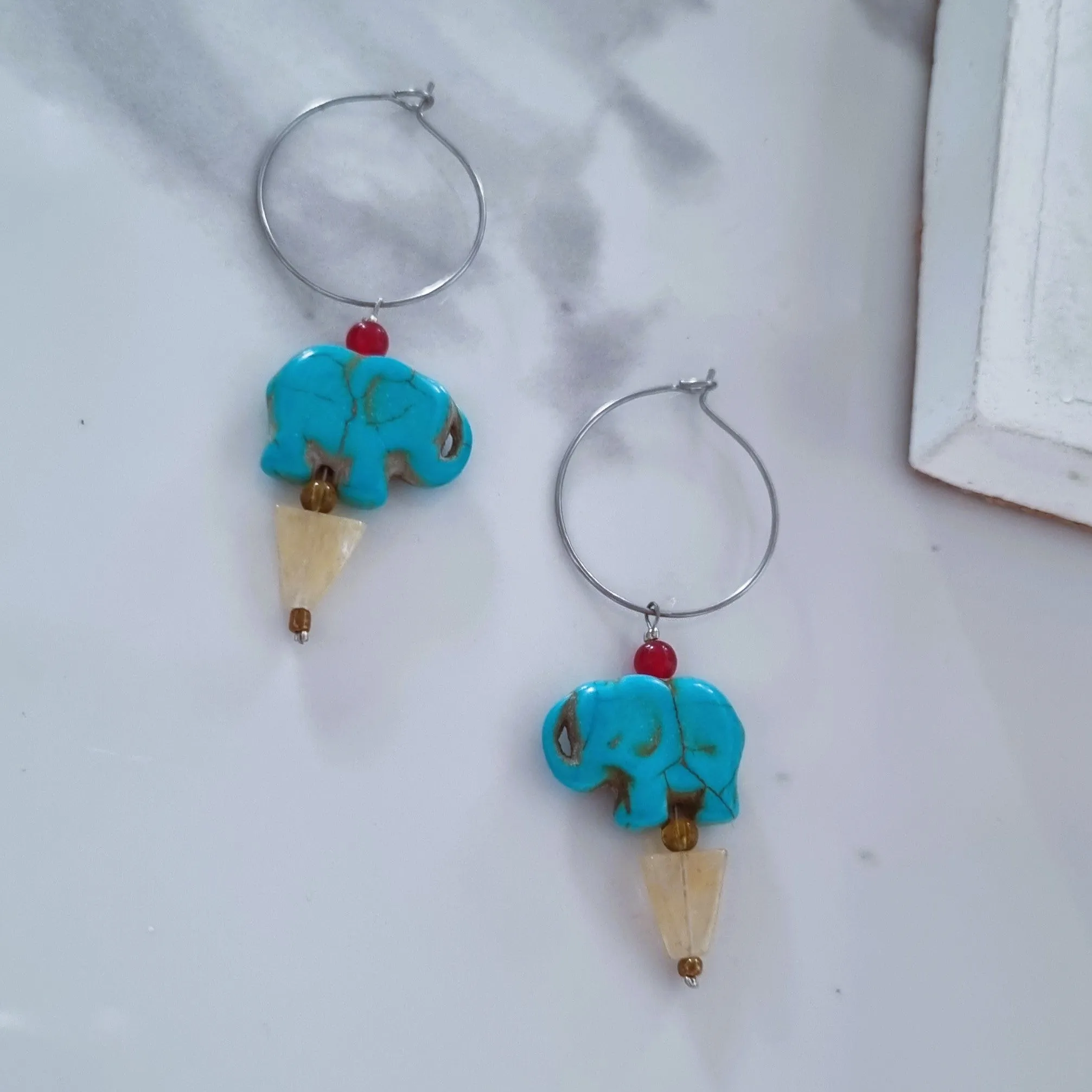 Elephant earrings