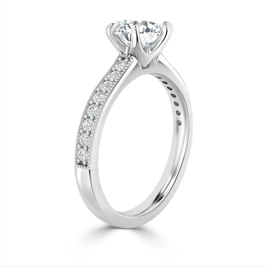 Emma - 18ct White Gold - Round