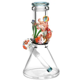 Empire Glassworks Under the Sea Beaker Water Pipe 8"