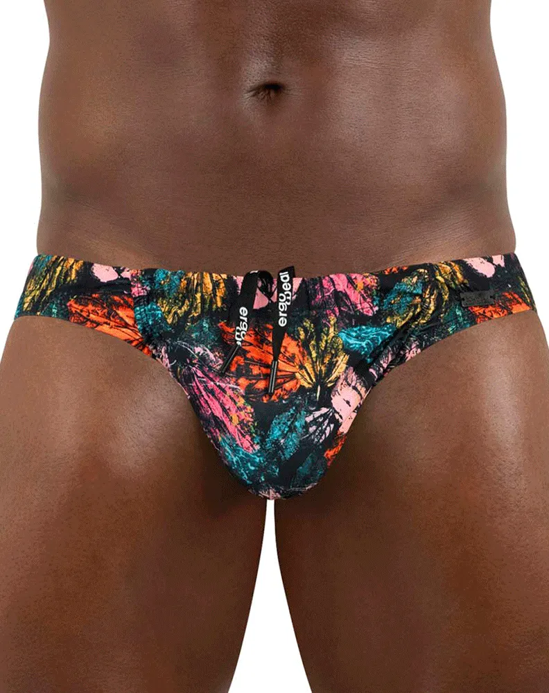 Ergowear Ew1695 Feel Sw Swim Briefs Pink Leaves