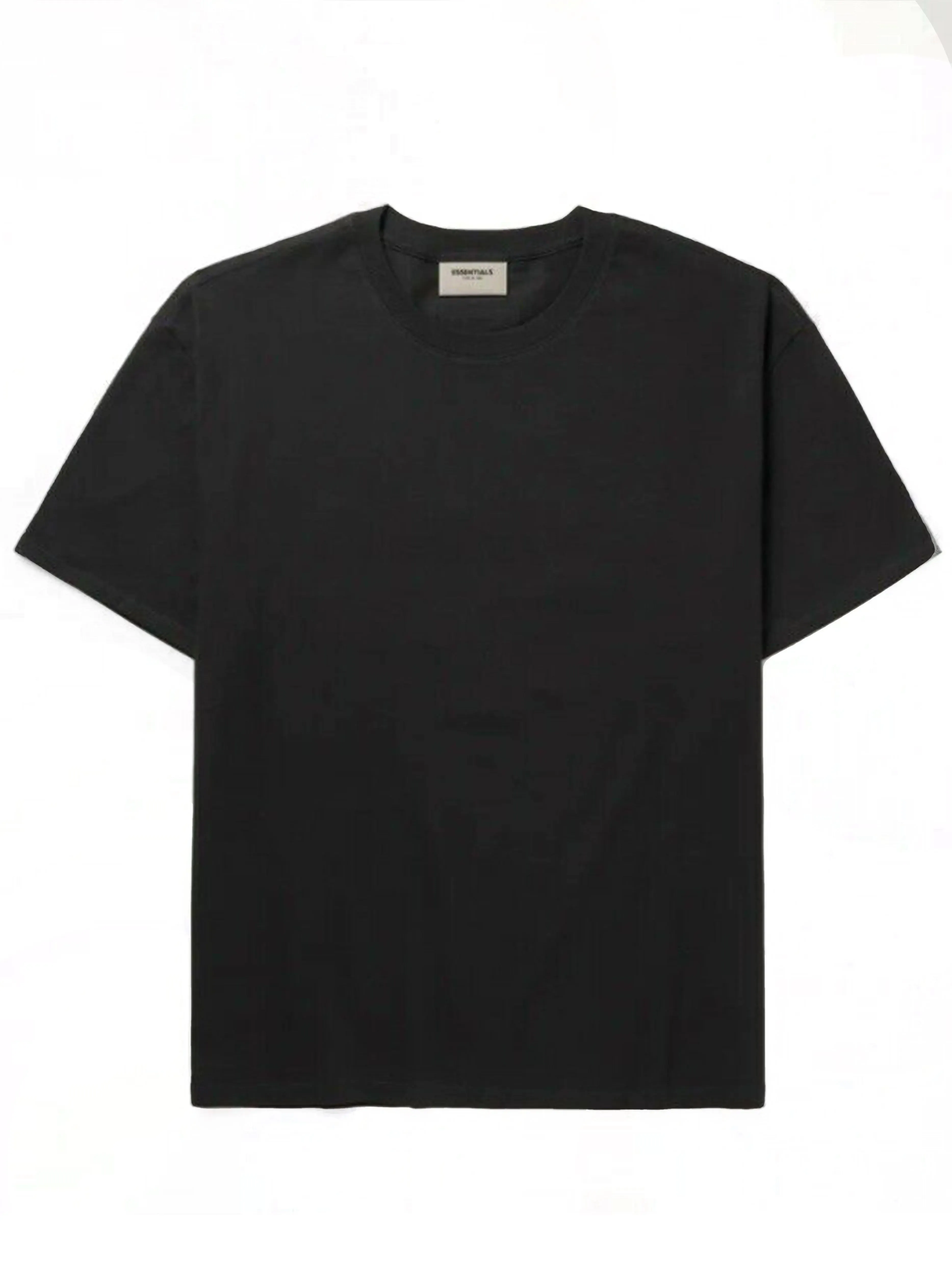 Fear Of God Essentials Back Logo Boxy Tee Black [SS21]