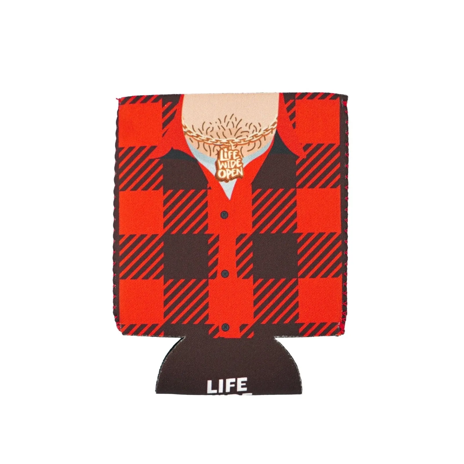 Flannel Man Can Koozie