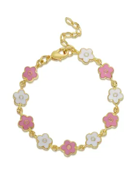 Flower Link Bracelet