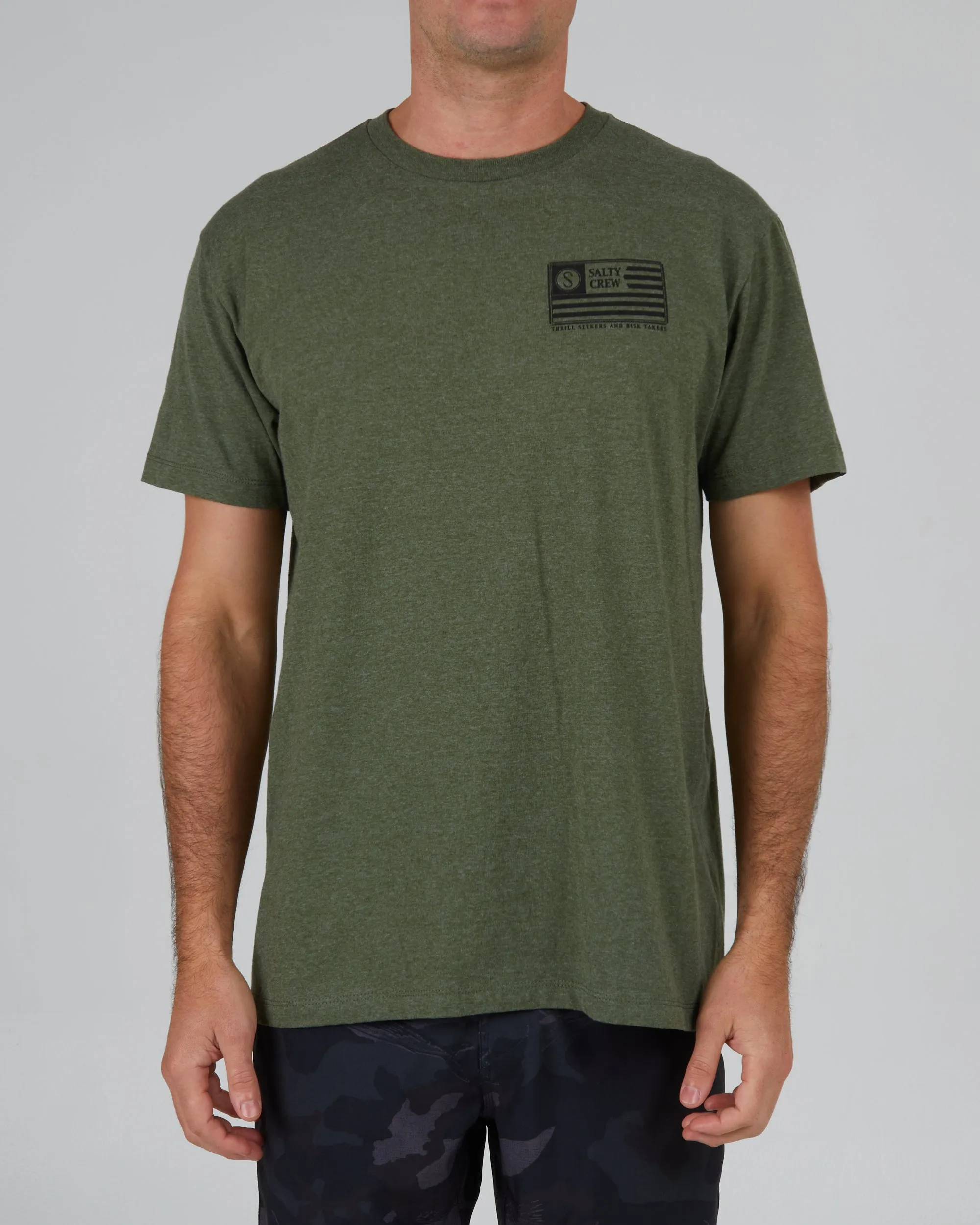 Freedom Flag Forest Heather S/S Classic Tee