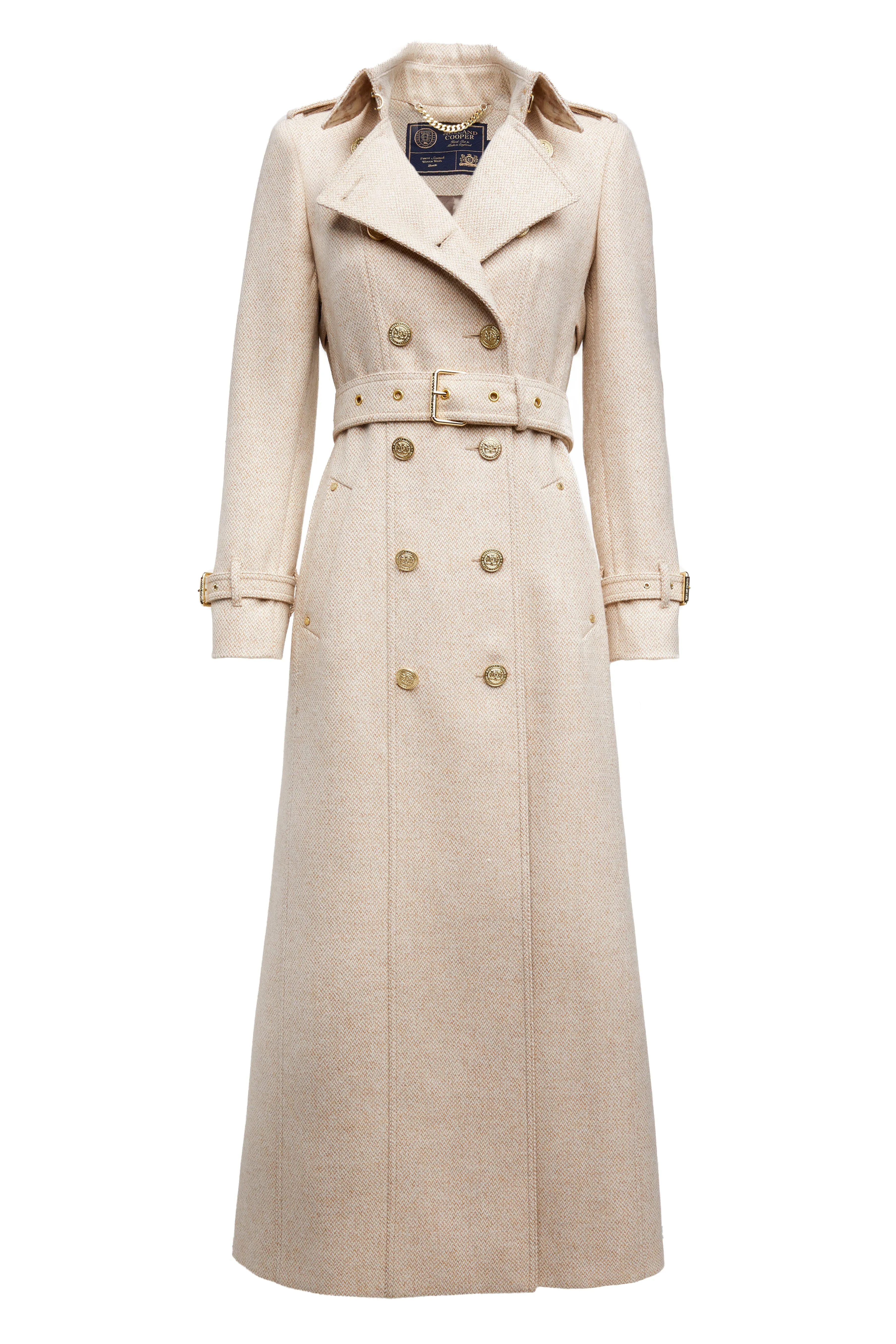 Full Length Marlborough Trench Coat (Biscuit)