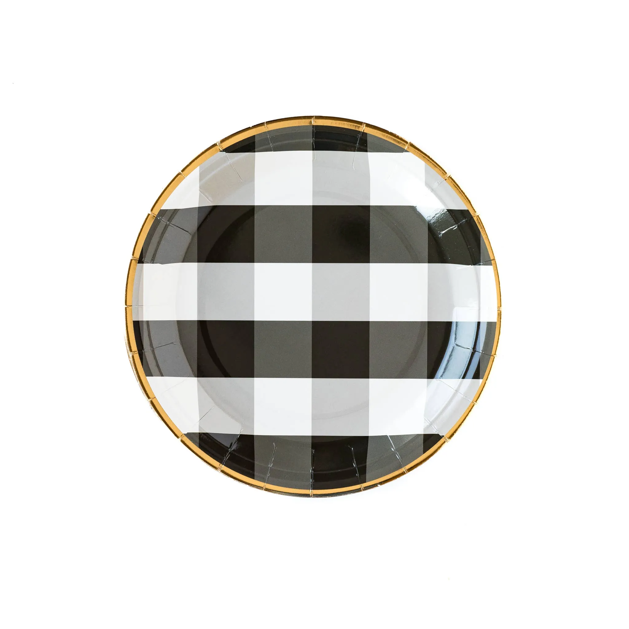 Gingham Farm Round 9" Plates