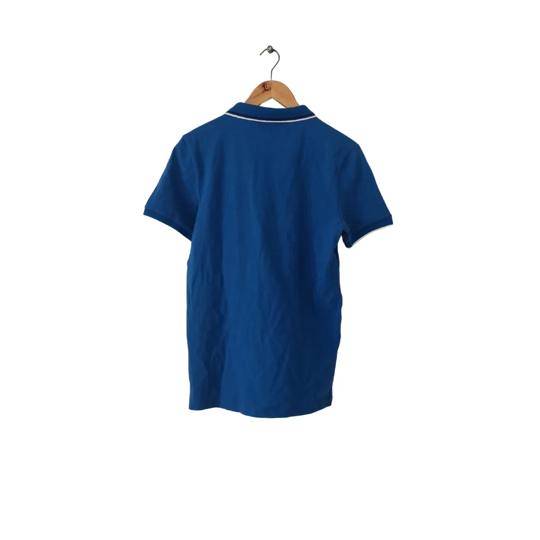 Giordano Lapis Blue Men's Tapered Fit Polo Shirt | Brand New |