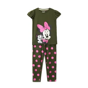 Girls Soft Cotton Printed Pajama Suit