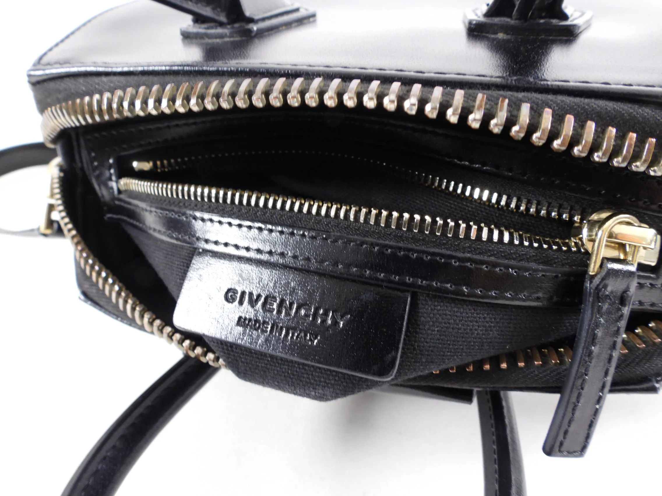 Givenchy Black Leather Antigona Small Bag