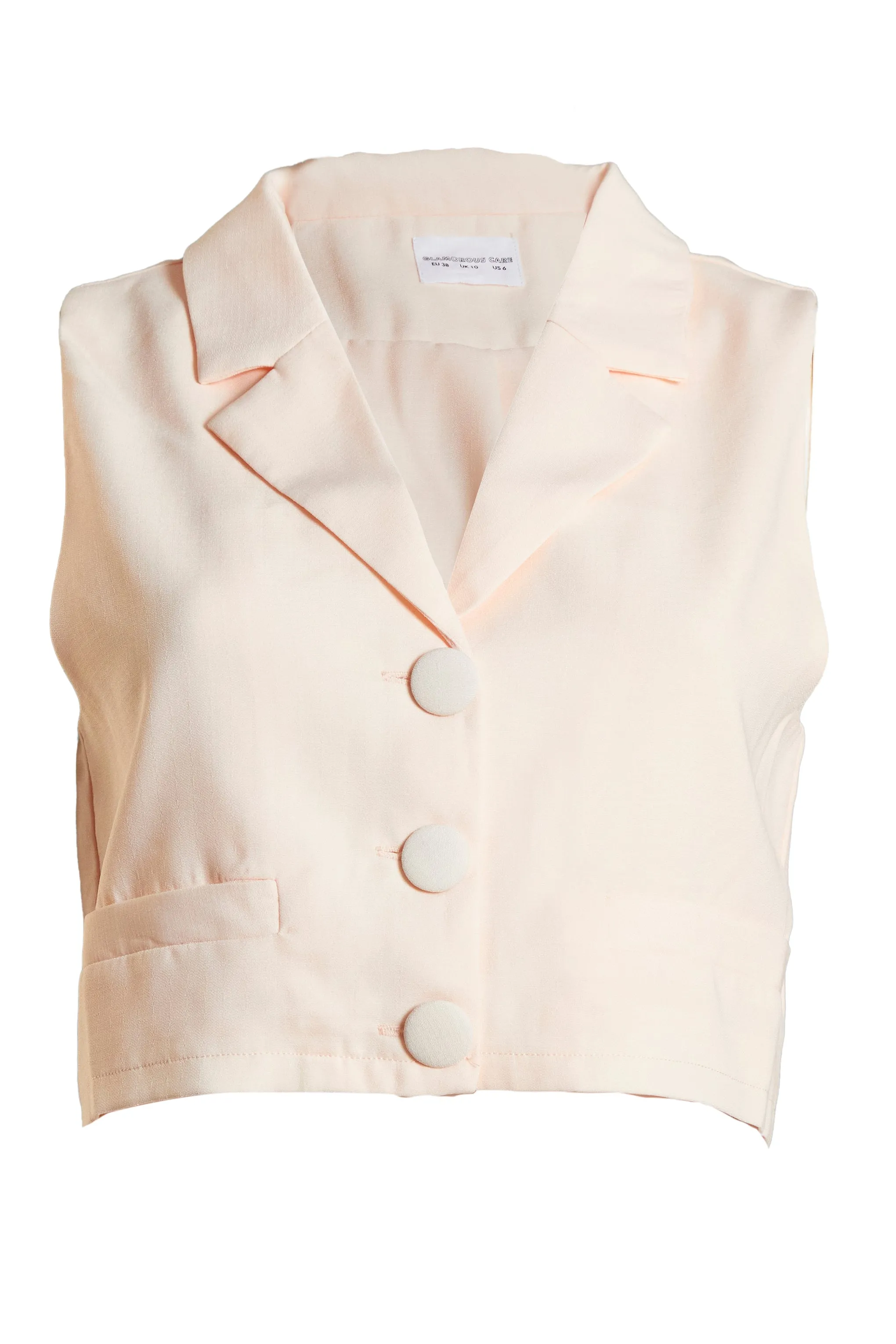 Glamorous Care Cropped Boxy Waistcoat