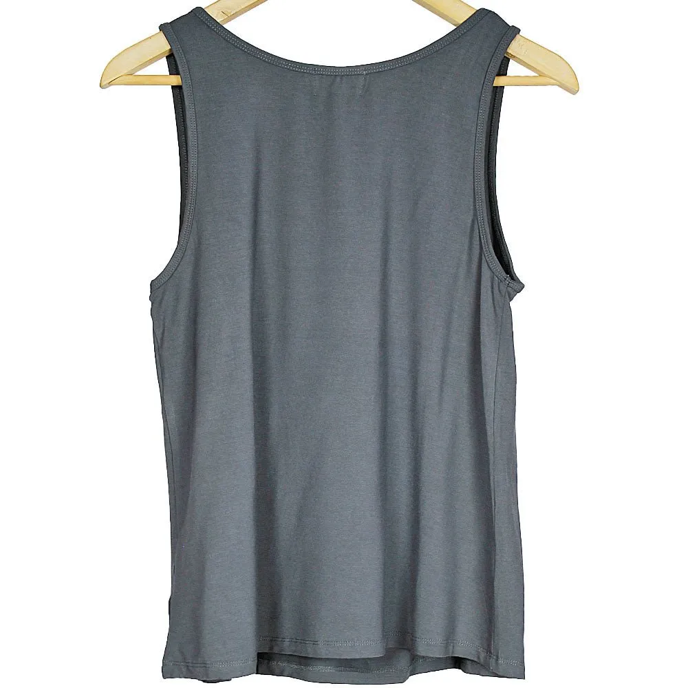 Grey Bamboo Tank Top