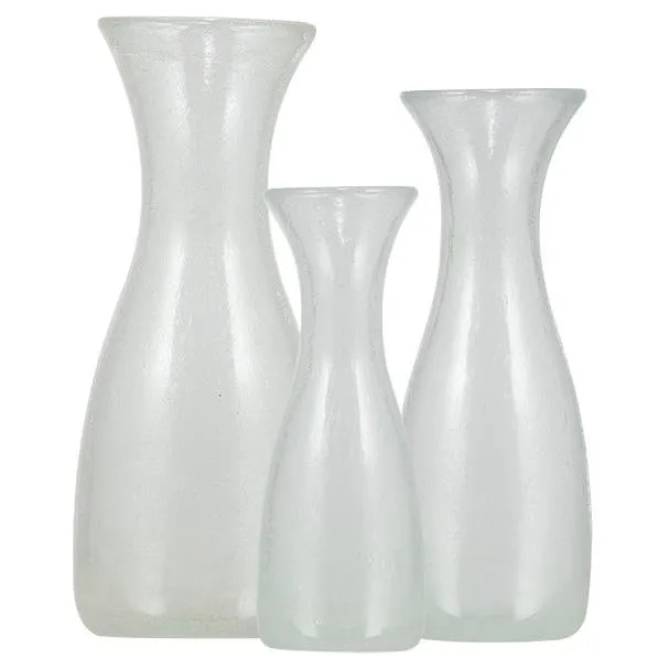 Handmade 25 Clt Carafe - Pearl White