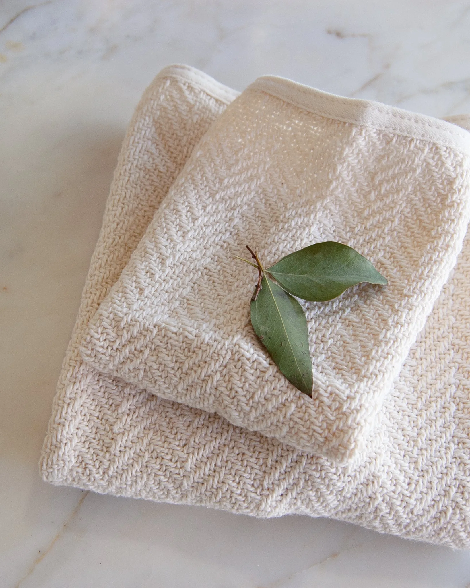 Herringbone Cotton -wash cloth<br>Fog Linen