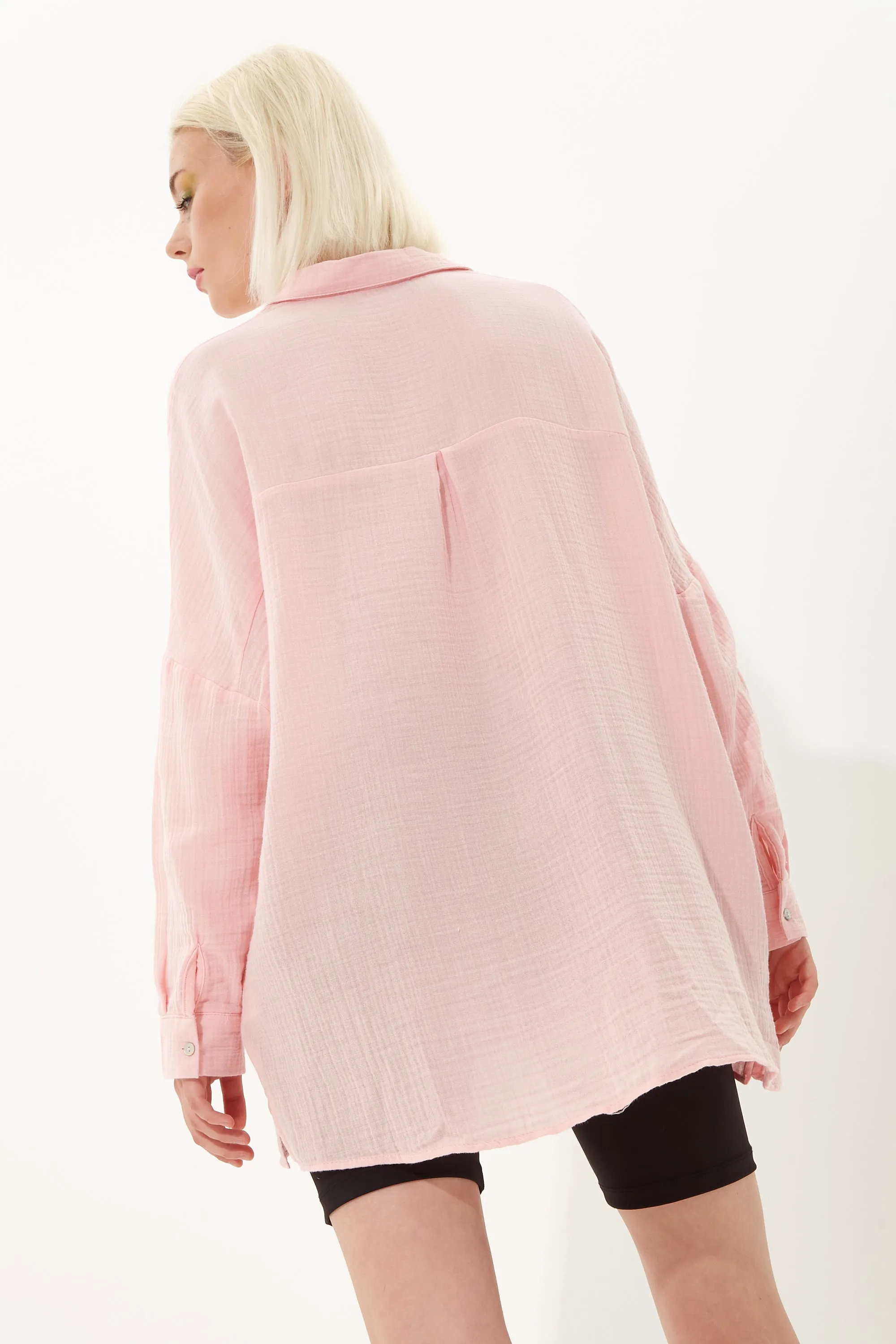 House Of Holland Pink Jacquard Shirt