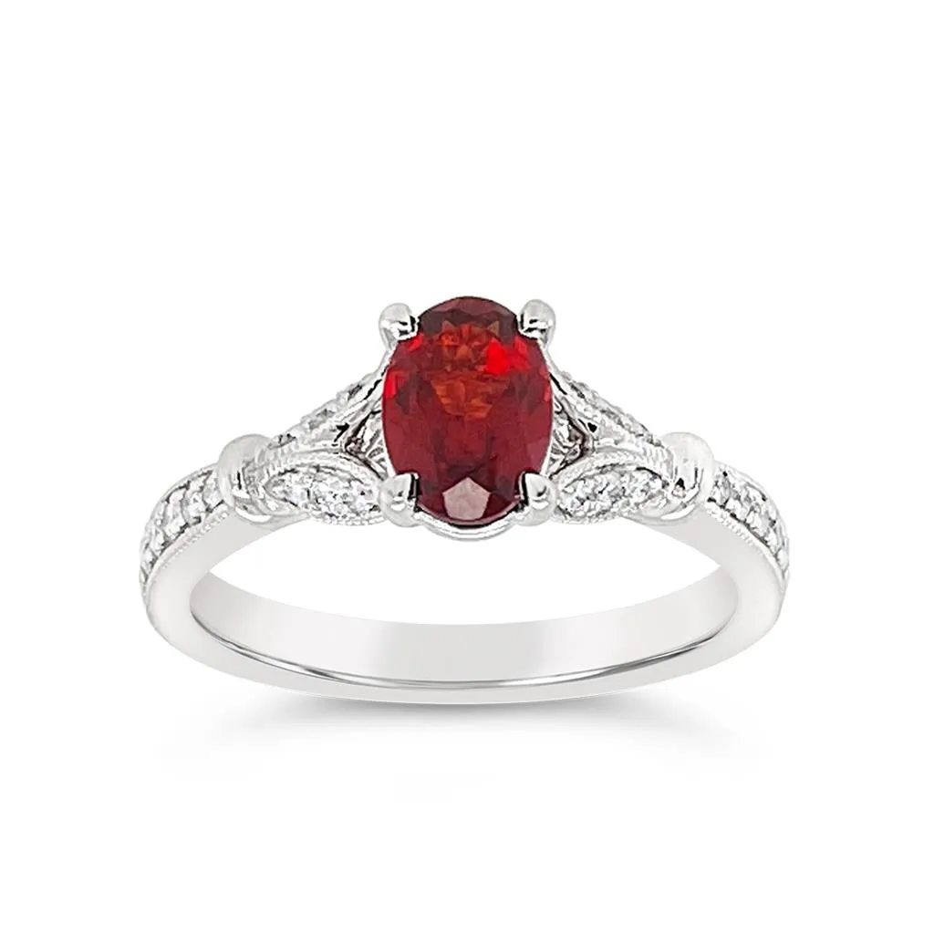 Irisa by Martin Binder Garnet & Diamond Accent Ring