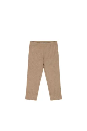 Jamie Kay - Organic Cotton Modal Everyday Legging - Hazelnut Marle