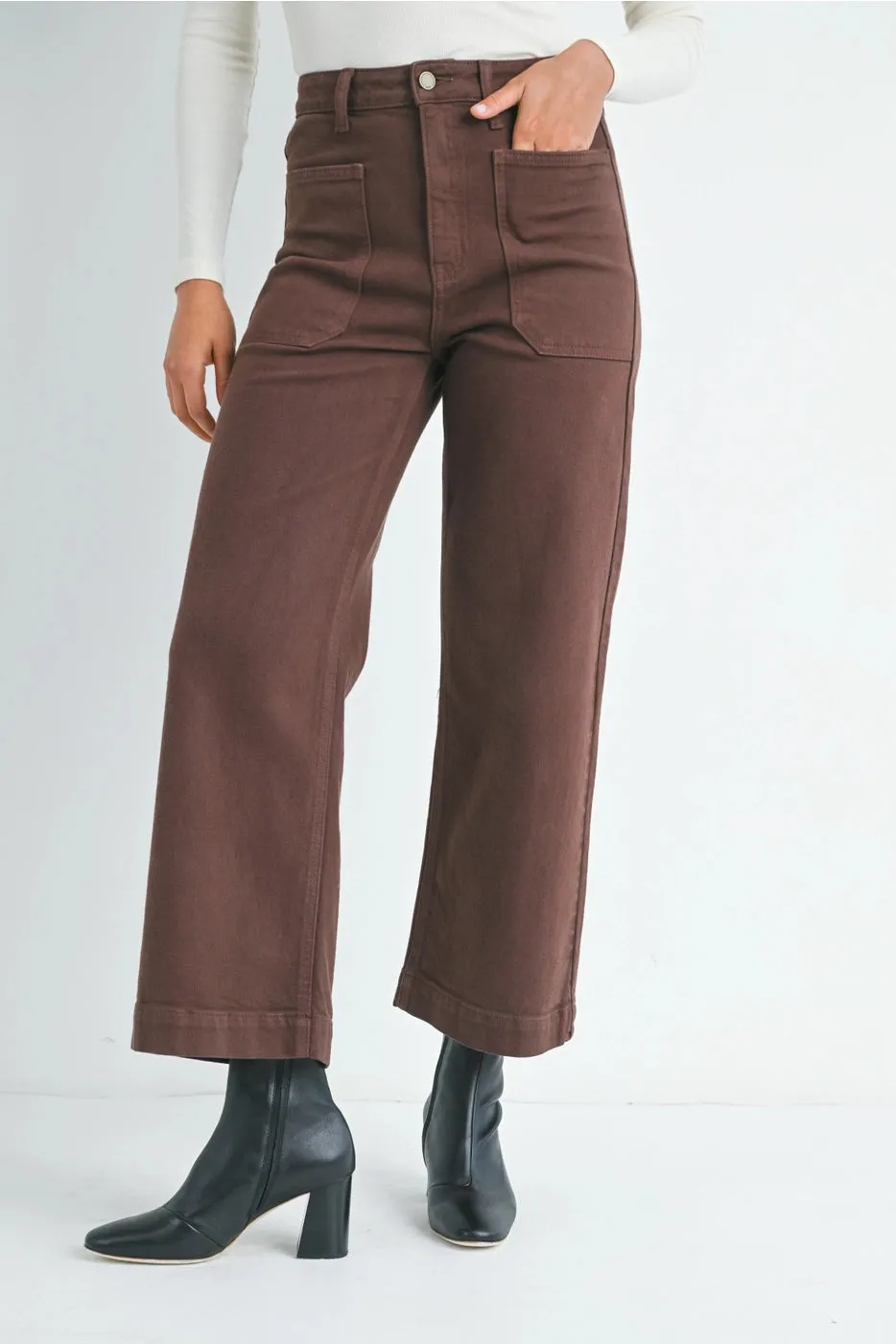 Just Black Denim - Utility Pant | Coffee Bean