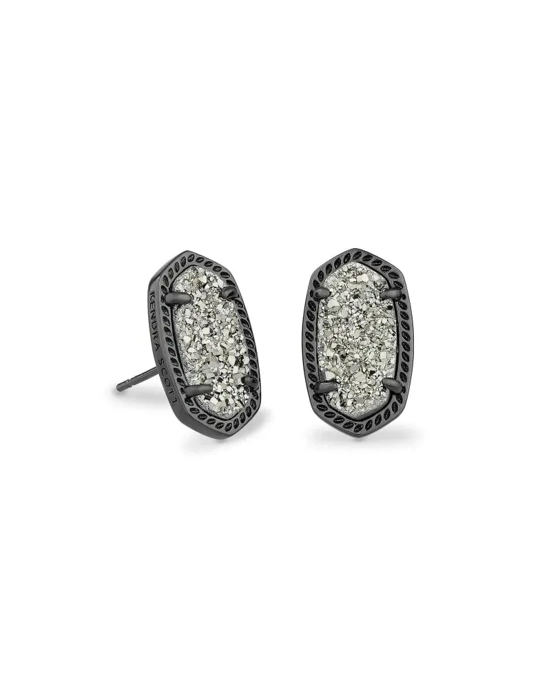 Kendra Scott Ellie Gunmetal Stud Earrings