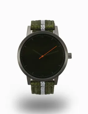 Kent 42mm Watch - Silver/Olive/Olive