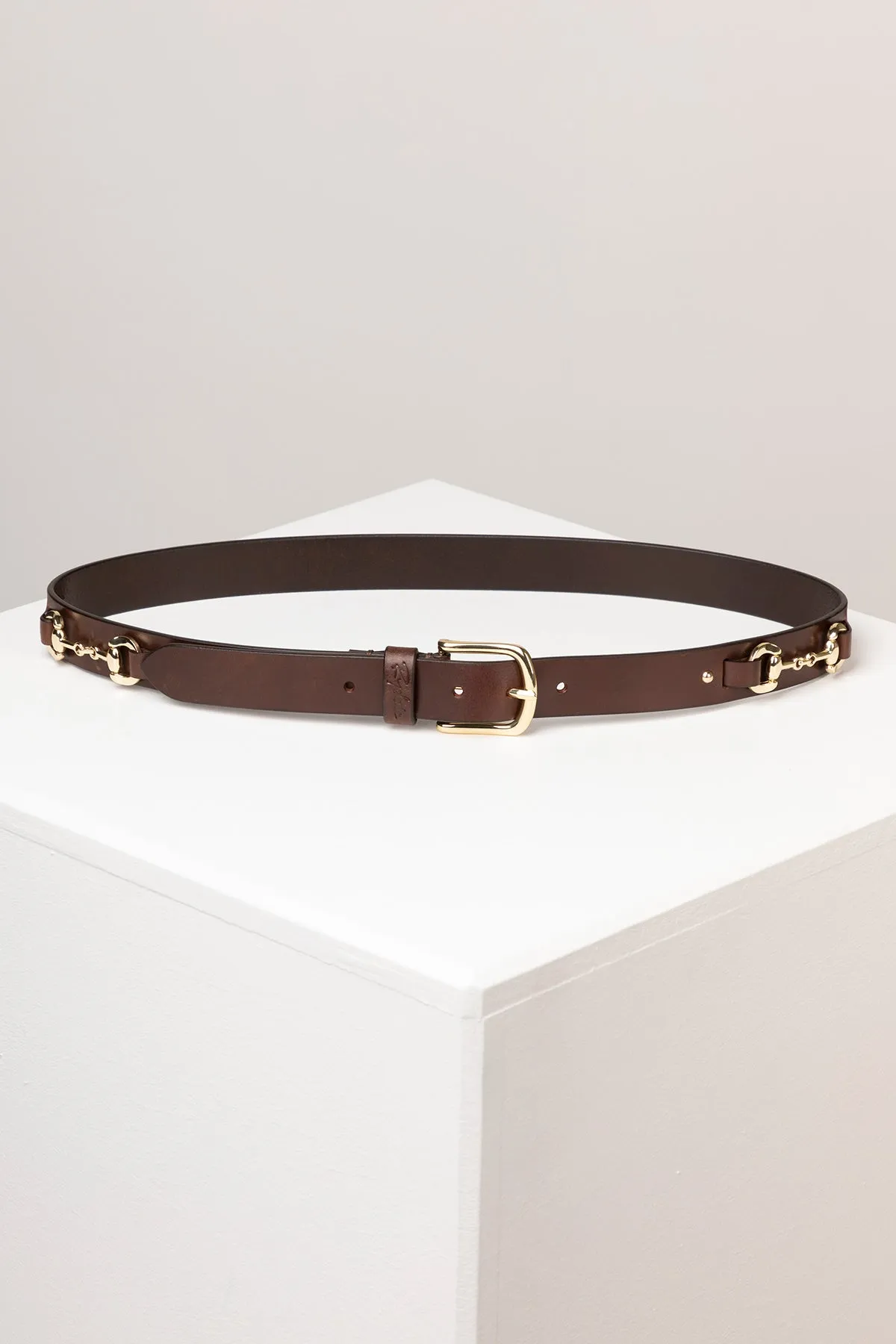 Ladies Leather Snaffle Belt - Lucinda