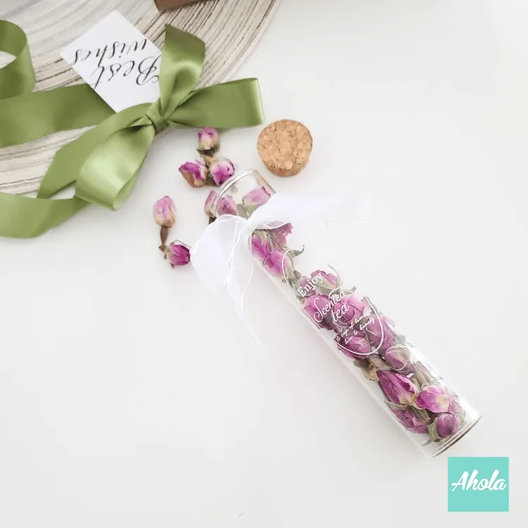 【Lafayet】Mini Bottle Dried Flower Tea Gift Set 迷你刻名不鏽鋼樽 乾花茶禮盒套裝