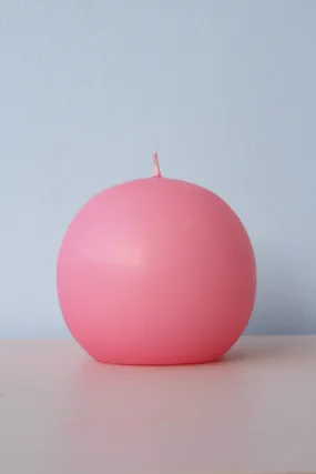 Large Ball Candle | Pink