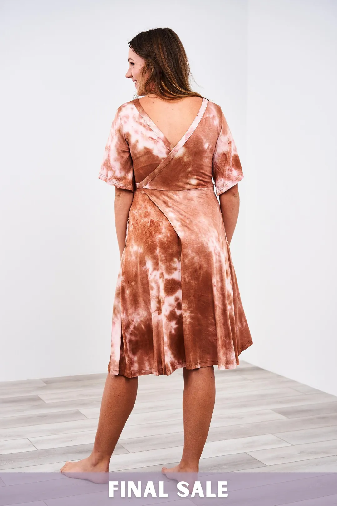 Latched Mama Labor & Postpartum Wrap Dress - Final Sale