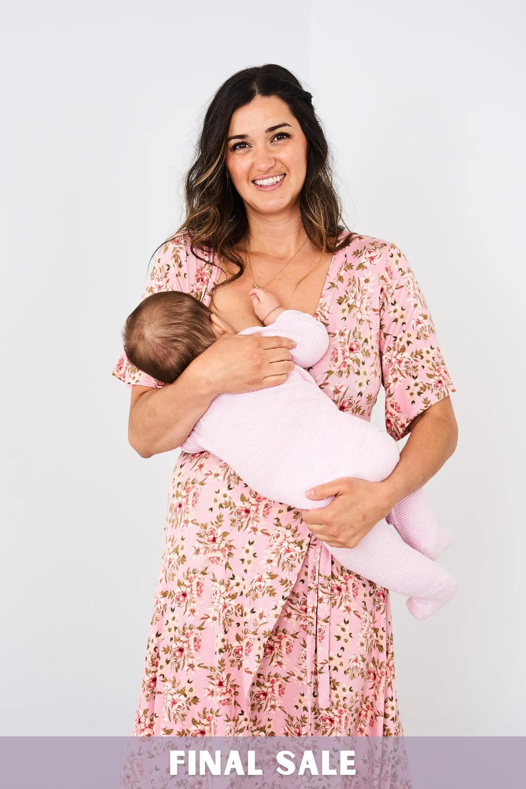 Latched Mama Labor & Postpartum Wrap Dress - Final Sale