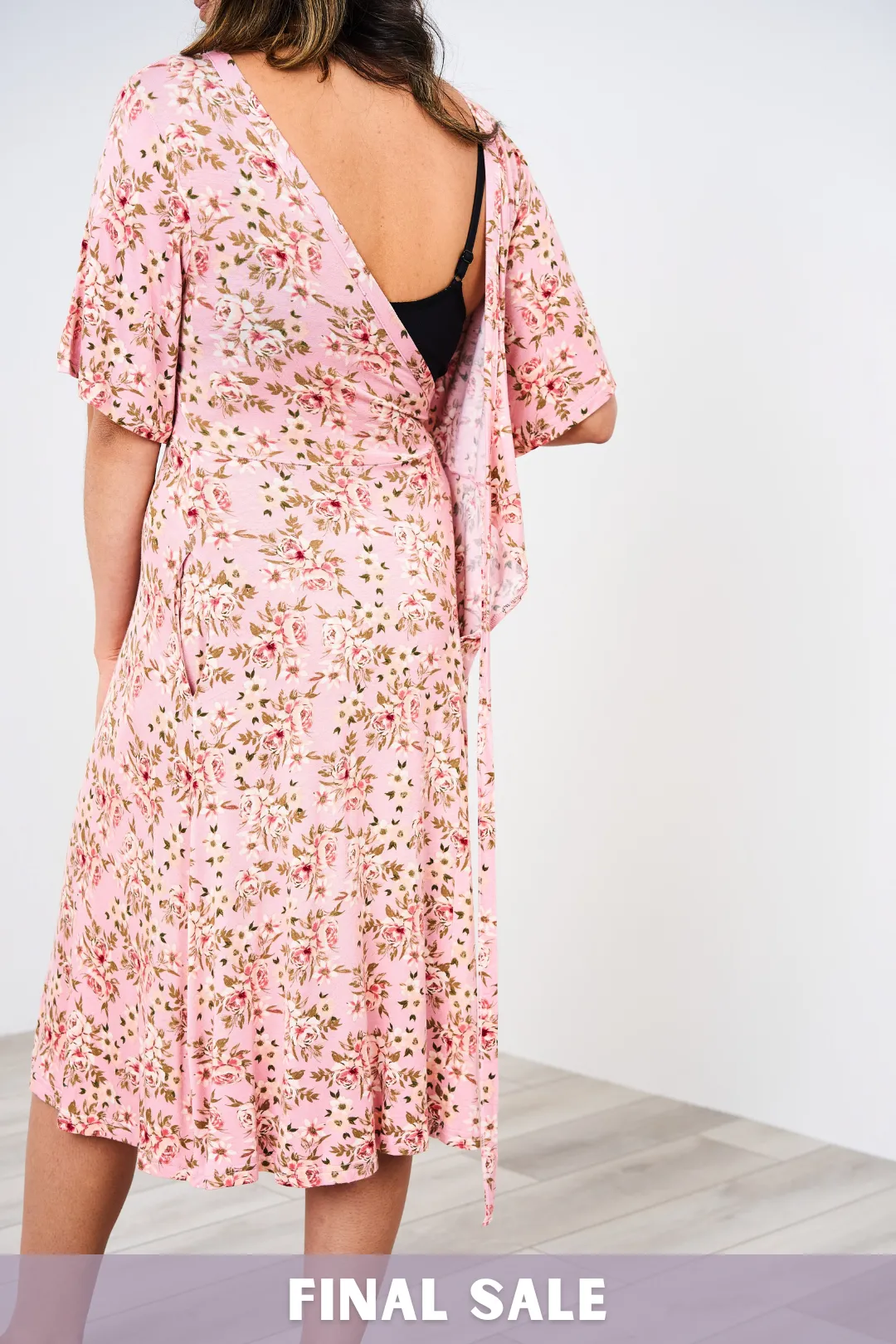 Latched Mama Labor & Postpartum Wrap Dress - Final Sale