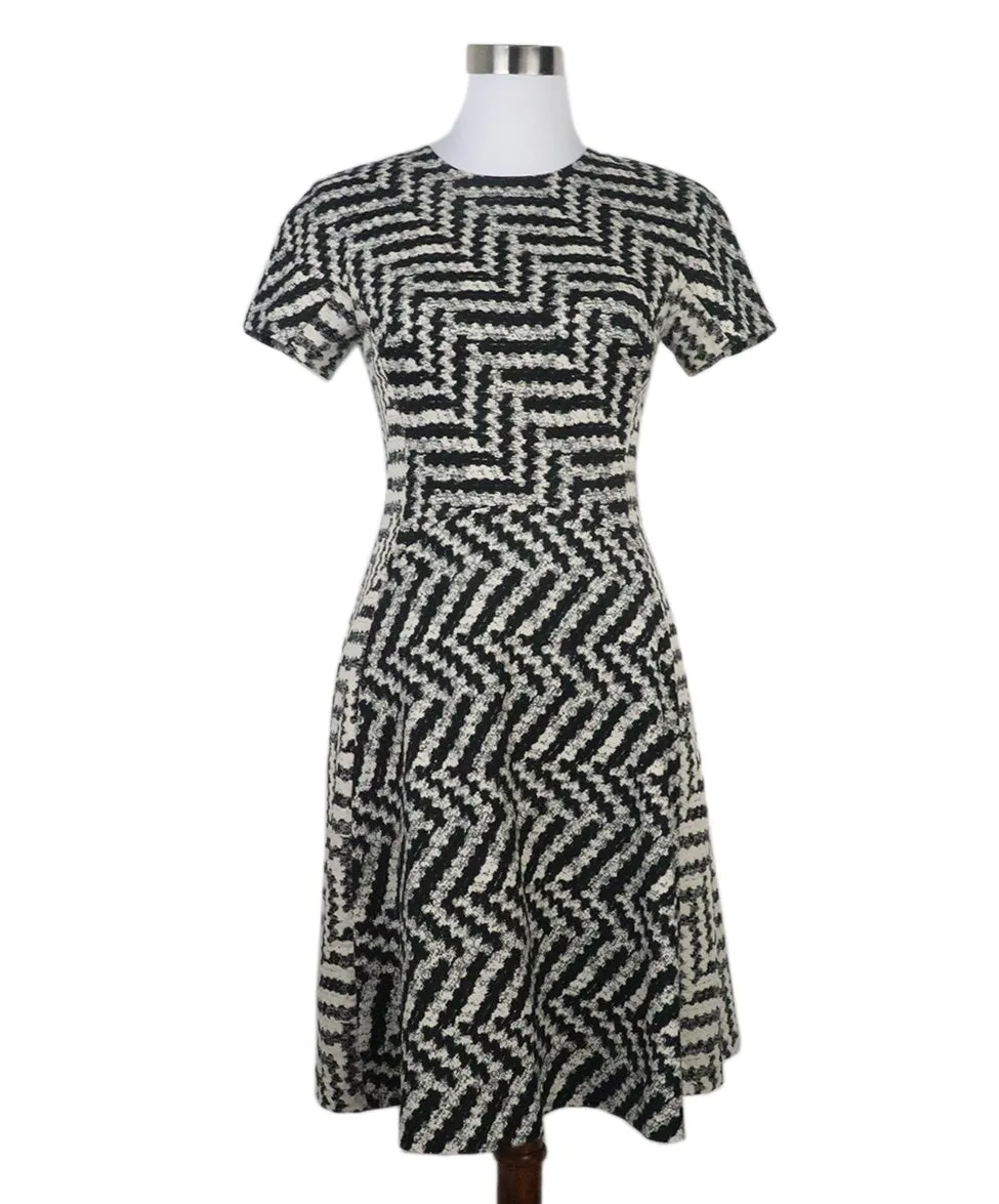 Lela Rose Black & White Dress sz 4