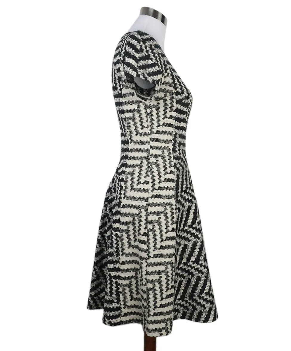 Lela Rose Black & White Dress sz 4