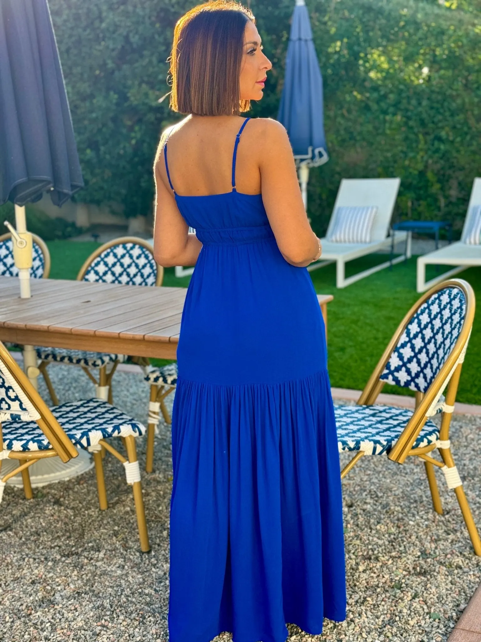 Lisbon Maxi Dress (Palace Blue) by Z Supply