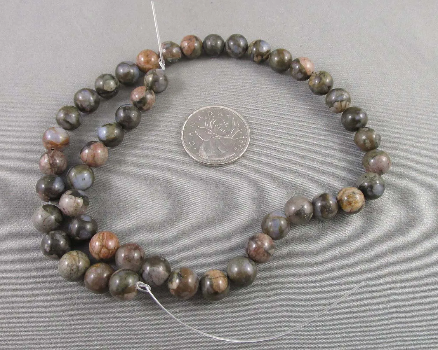 Llanite Bead Strand Various Sizes