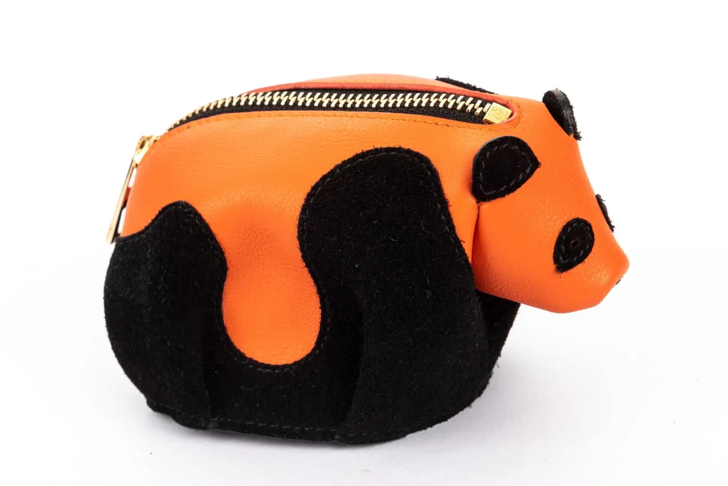 Loewe Panda Coin Purse in Orange X Black Color, no Dust Cover & Box