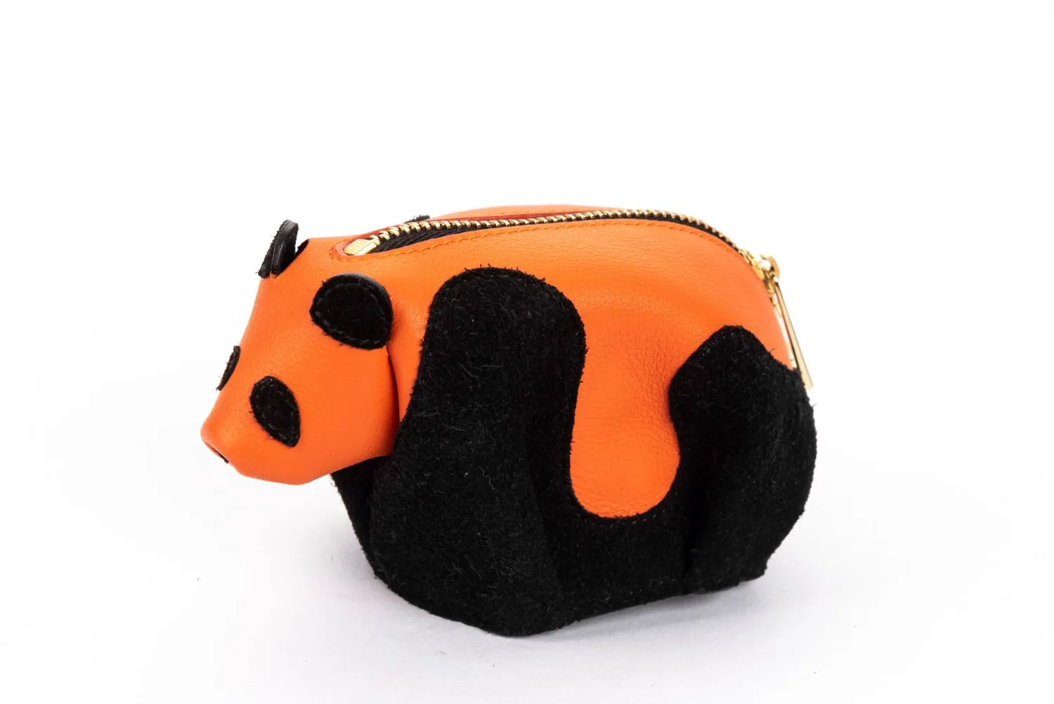 Loewe Panda Coin Purse in Orange X Black Color, no Dust Cover & Box