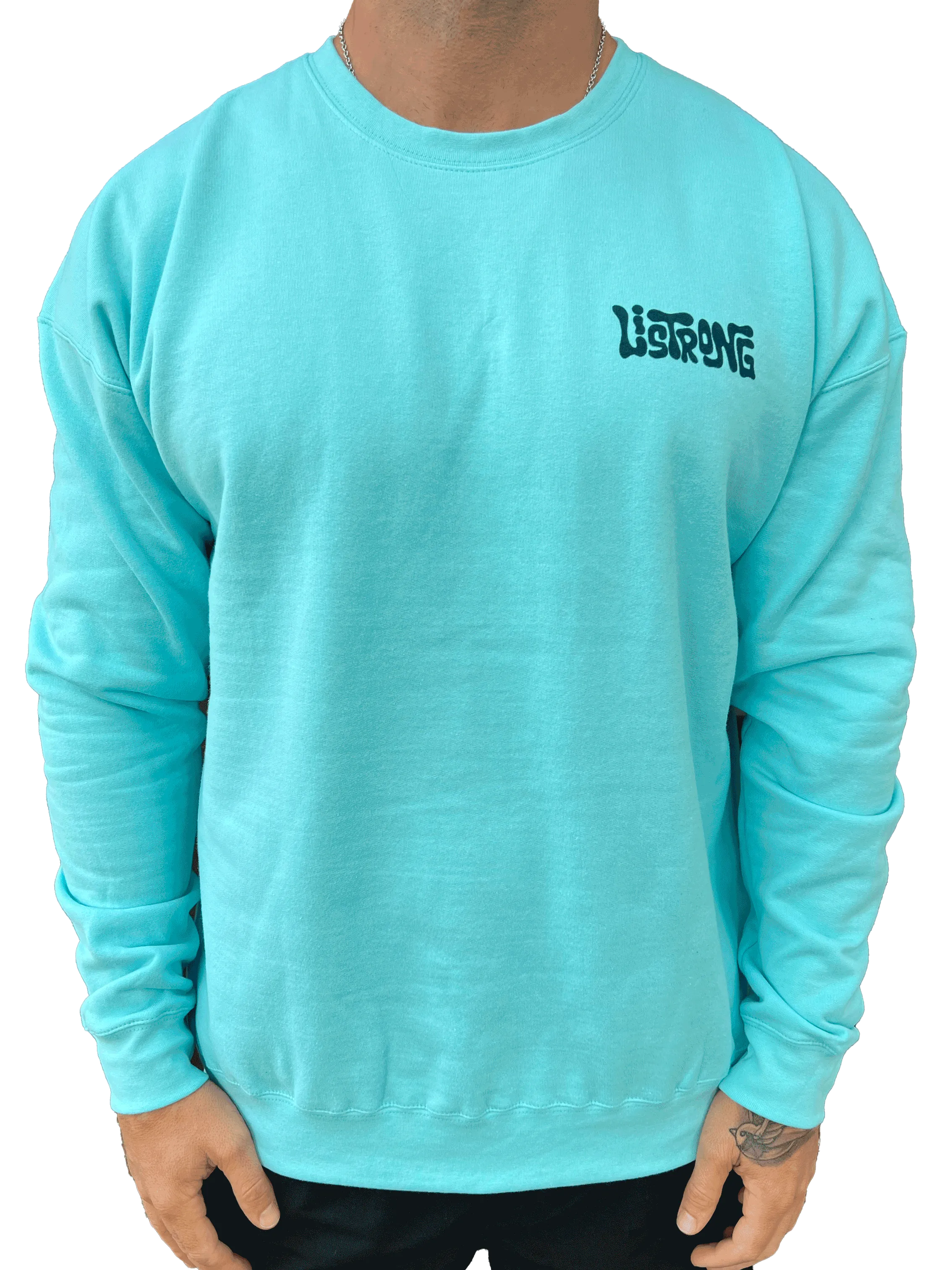 Long Island Strong Local Surf Crew Sweater