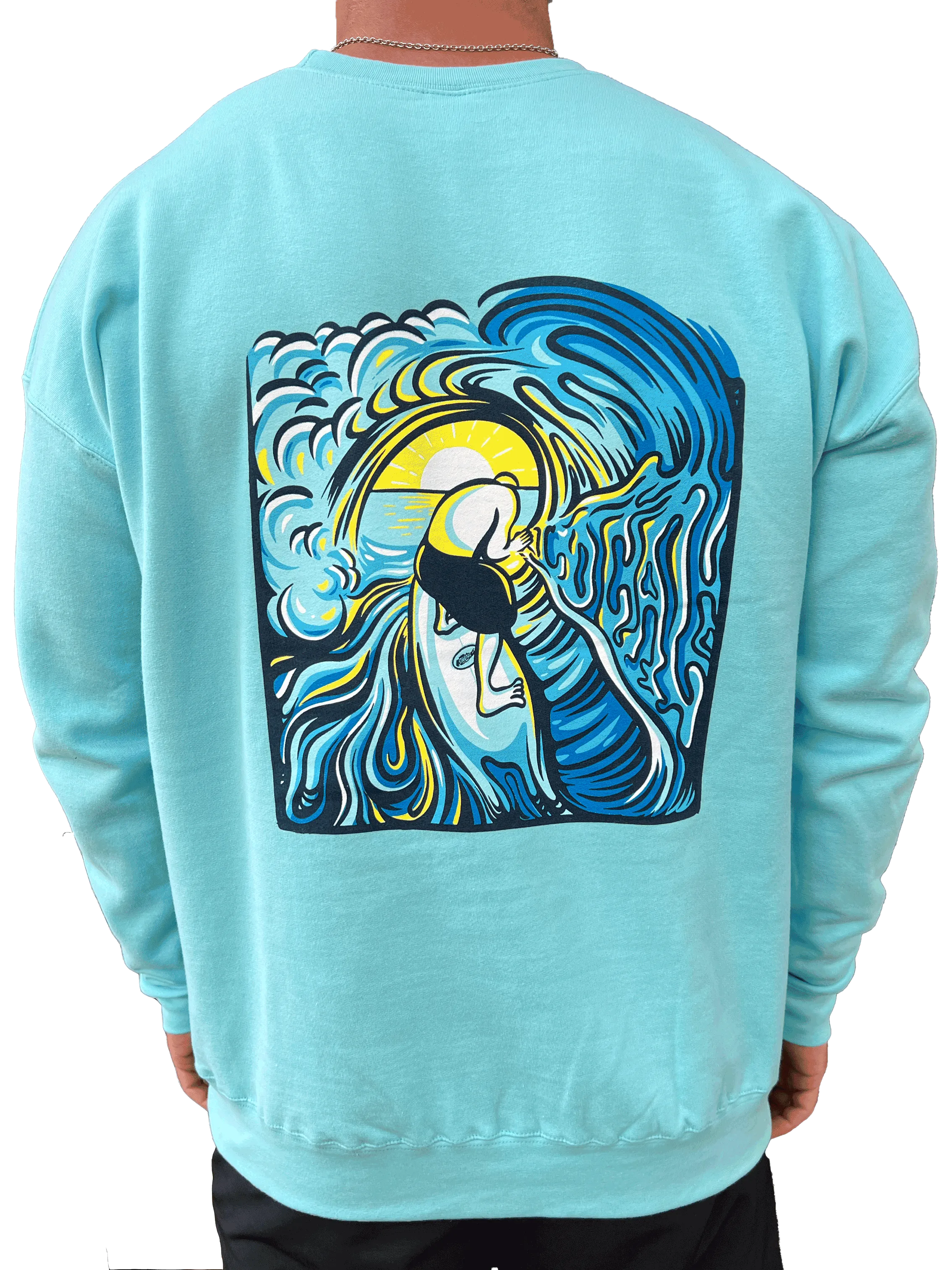 Long Island Strong Local Surf Crew Sweater